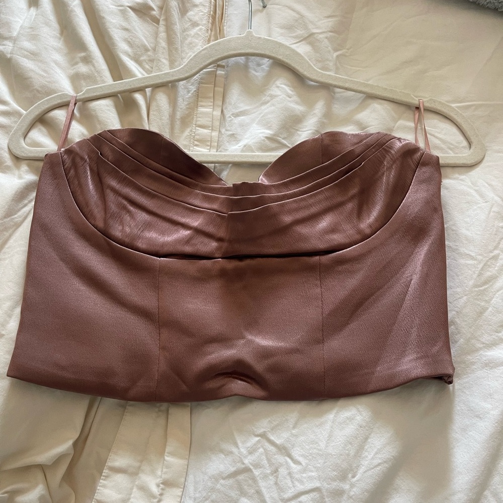 ZARA CROP CORSET TOP!